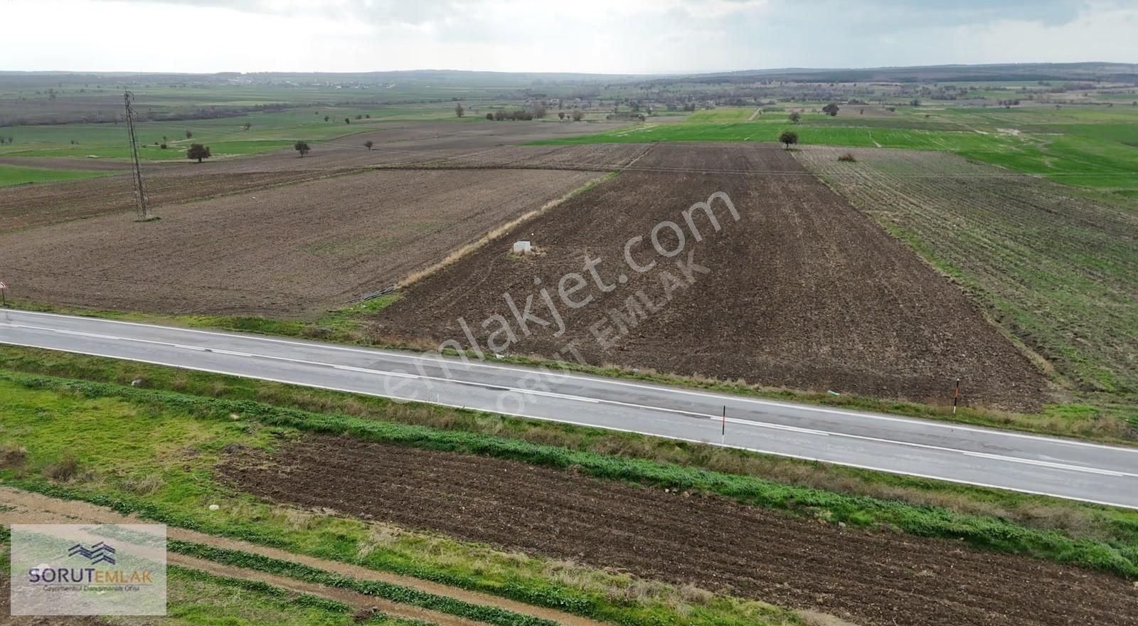 Enez Çavuşköyde 18.500 M² Büyük Metrajlı Satılık Tarla - Görsel 8