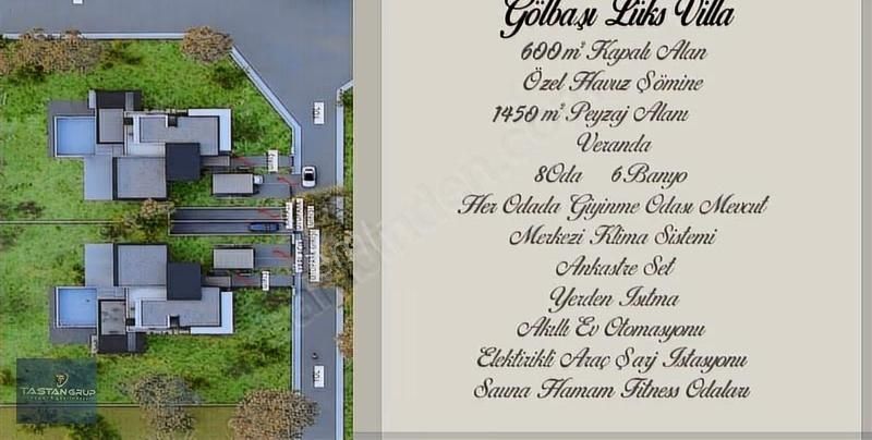 1.752 M² Arsa/8+1/6 Banyolu/ultra Lüks Akıllı Ev Sistemli Villa - Görsel 6