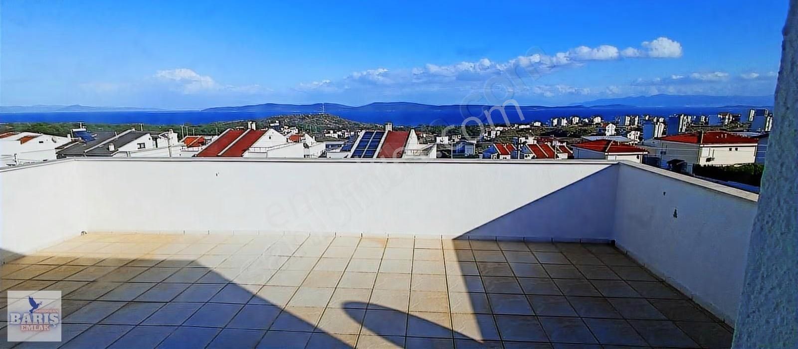 Mordoğanda Deniz Manzarlı Bahçeli Teraslı Müstakil Satılık Villa - Görsel 6