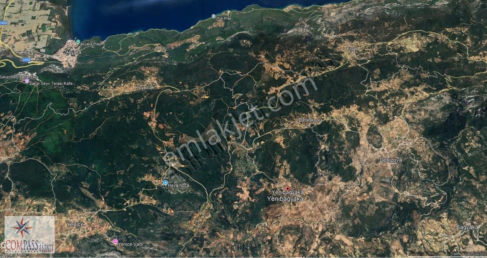 Muğla Menteşe Yenibağyaka'da Satılık 5.385 M2 Tarla - Görsel 6