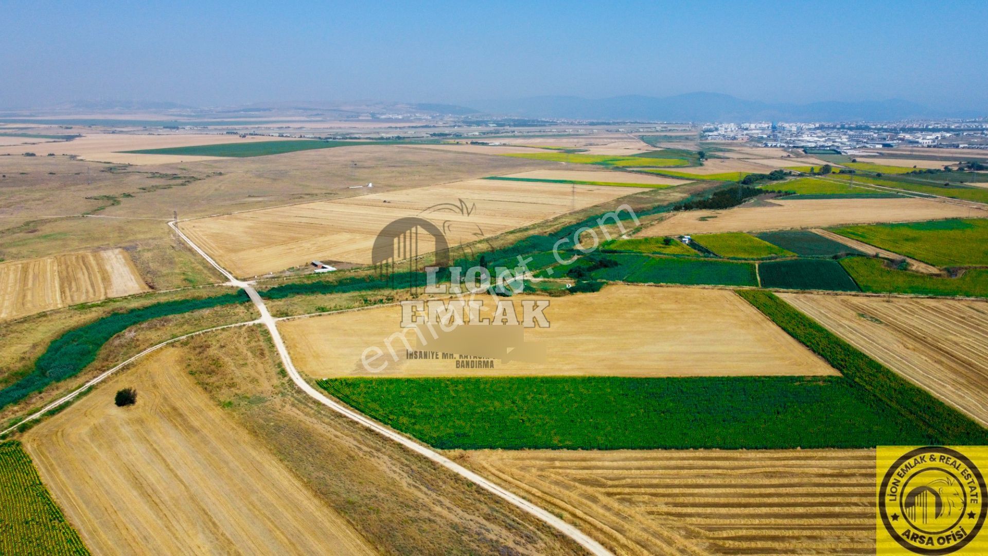 🟨⬛lıon Emlak'tan Bandırma Doğruca Mahallesi'nde 4821 M² Kadastro Yola Cephe Fırsat Tarla⬛🟨 - Görsel 4