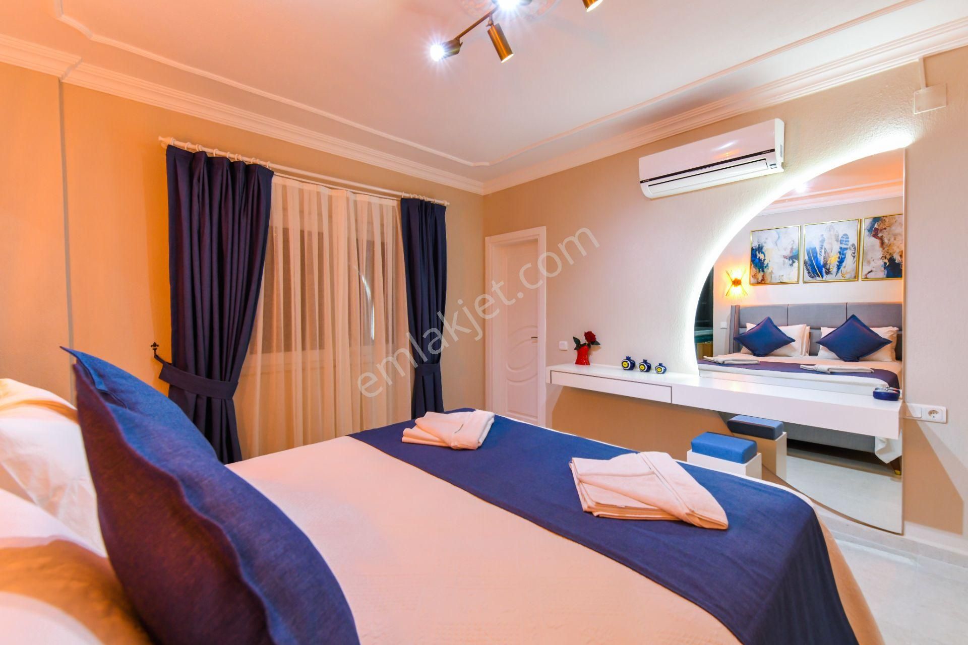 Kalkan Ulugöl Mevkinde Doğa Manzaralı Jakuzili Muhafazakar Tatil Villası - Görsel 20