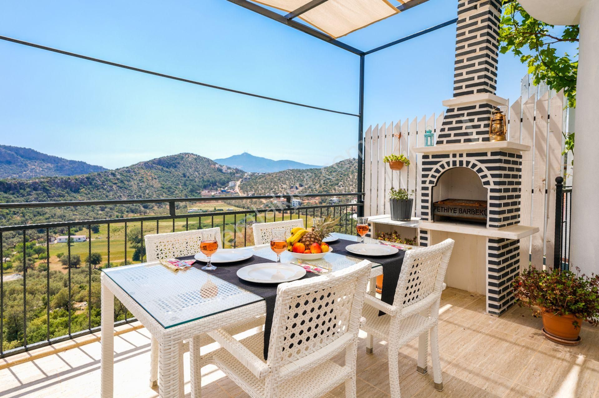 Kalkan Ulugöl Mevkinde Doğa Manzaralı Jakuzili Muhafazakar Tatil Villası - Görsel 2