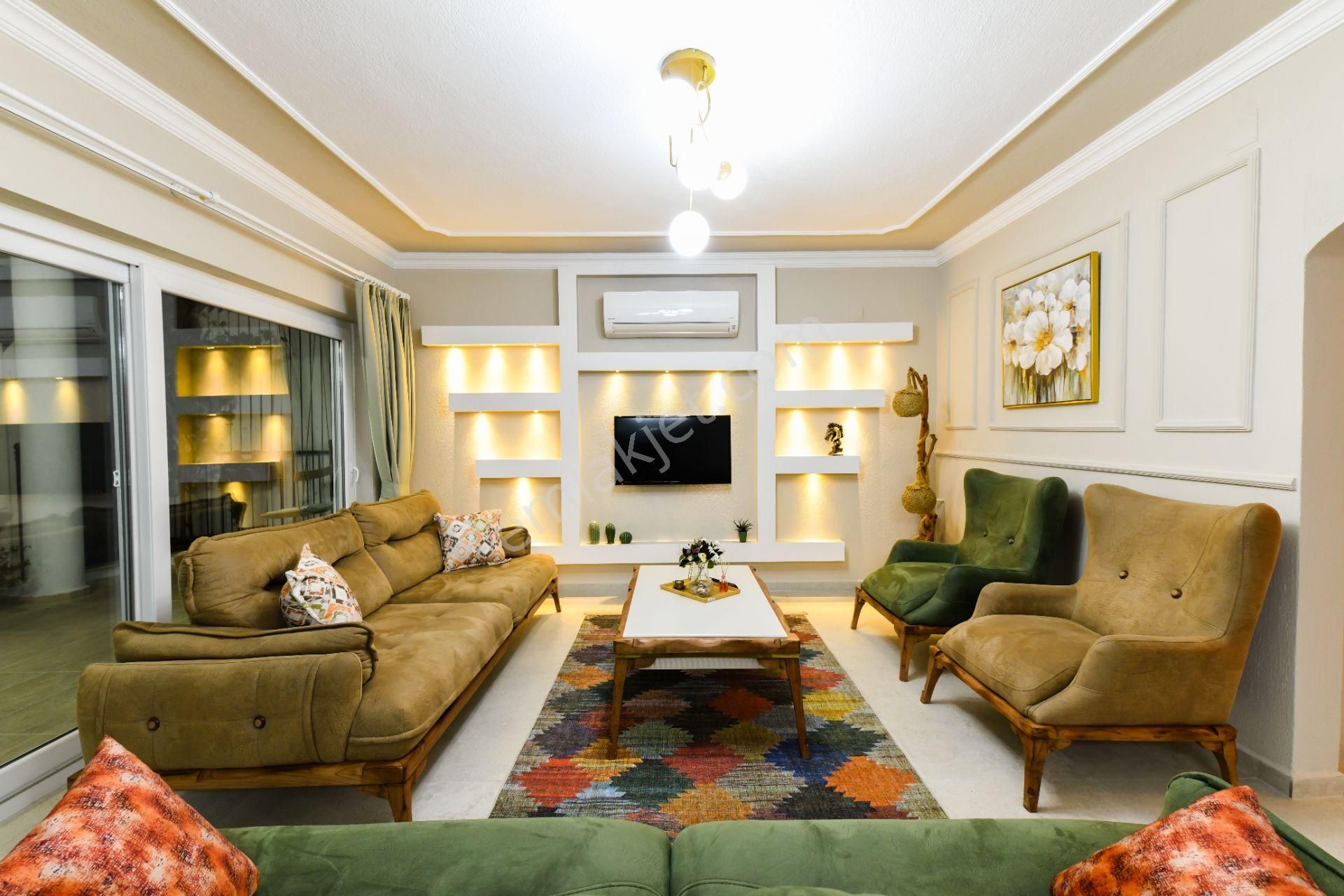 Kalkan Ulugöl Mevkinde Doğa Manzaralı Jakuzili Muhafazakar Tatil Villası - Görsel 13