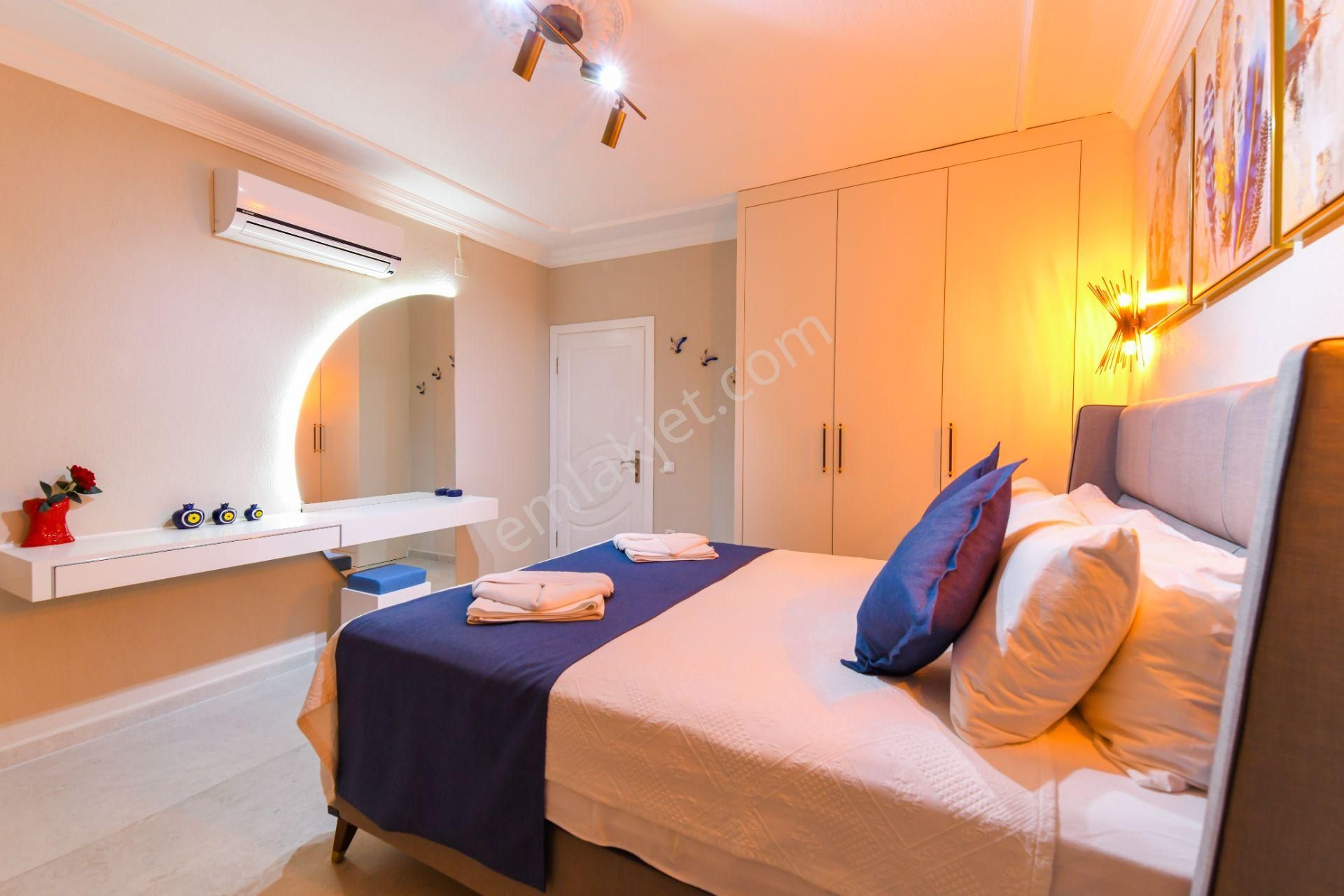 Kalkan Ulugöl Mevkinde Doğa Manzaralı Jakuzili Muhafazakar Tatil Villası - Görsel 19