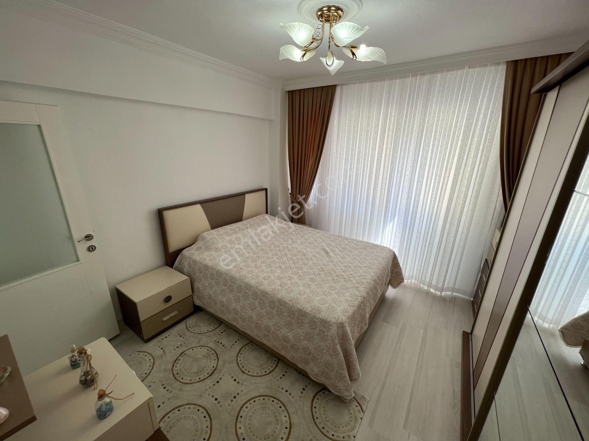 Meltem 'de Site İçerisinde Full Eşyalı 2+1 Geniş Kiralık Daire - Görsel 10