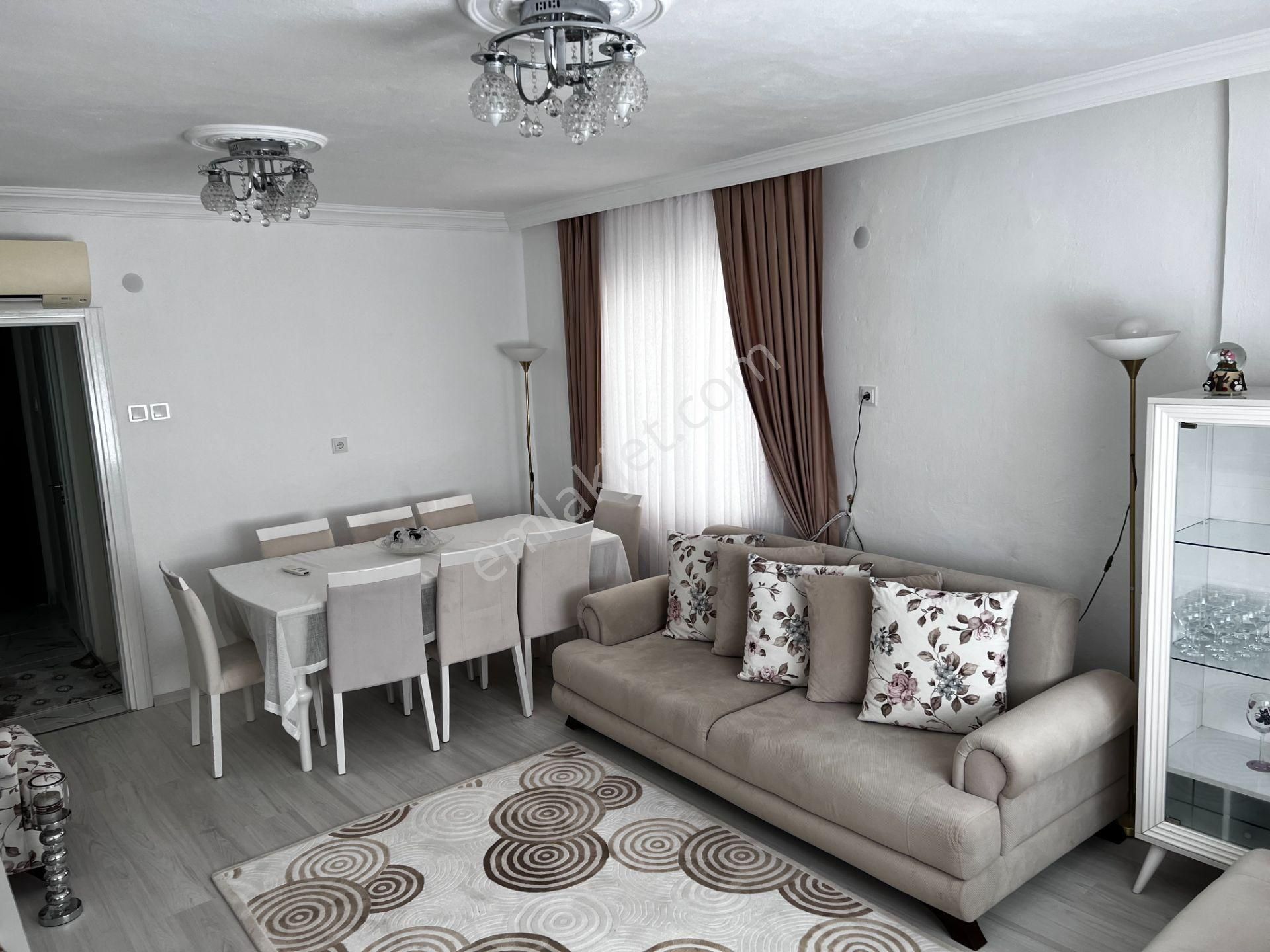 Meltem 'de Site İçerisinde Full Eşyalı 2+1 Geniş Kiralık Daire - Görsel 8