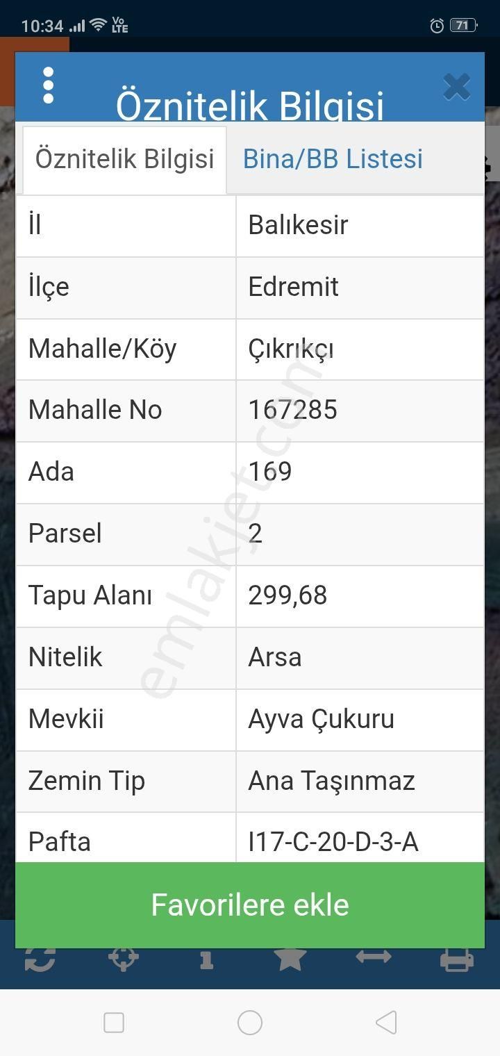 Balıkesir Edremit Çıkrıkçı Da Buse Emlaktan Satılık İmarlı Arsa
