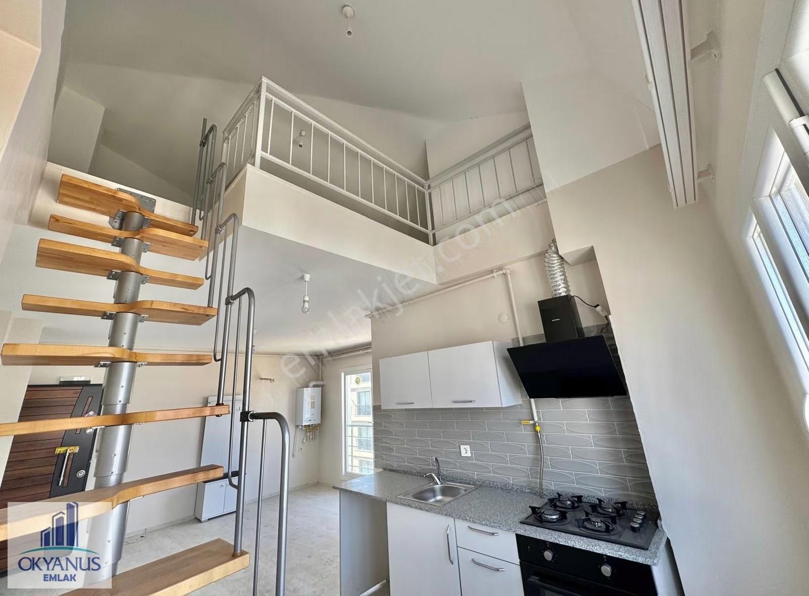Cumhuriyet Okulu Civarı 1+1 Loft Daire , Asasnsörlü, Ankastreli - Görsel 11