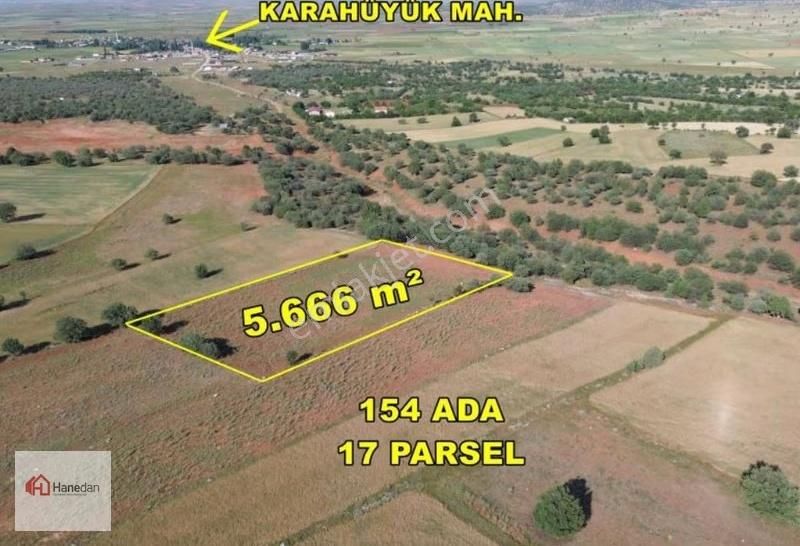 Hanedan'dan, Akören Karahüyük 5.666 M2 Müstakil Tapulu Tarla - Görsel 1