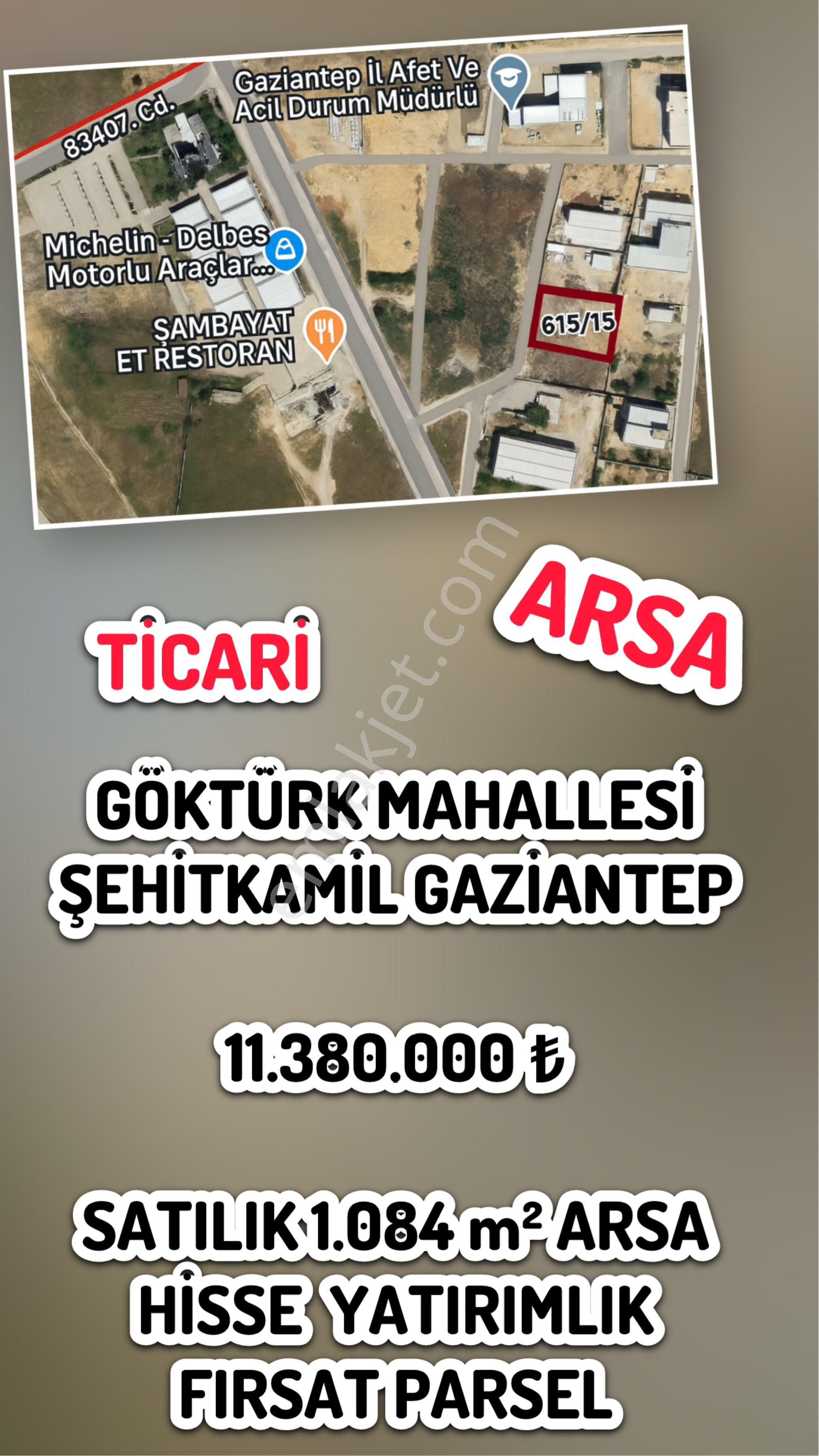 Öktürk Mahallesi – Şehitkamil / Gaziantepsatılık Arsa Hissesiyatırımlık Parsel