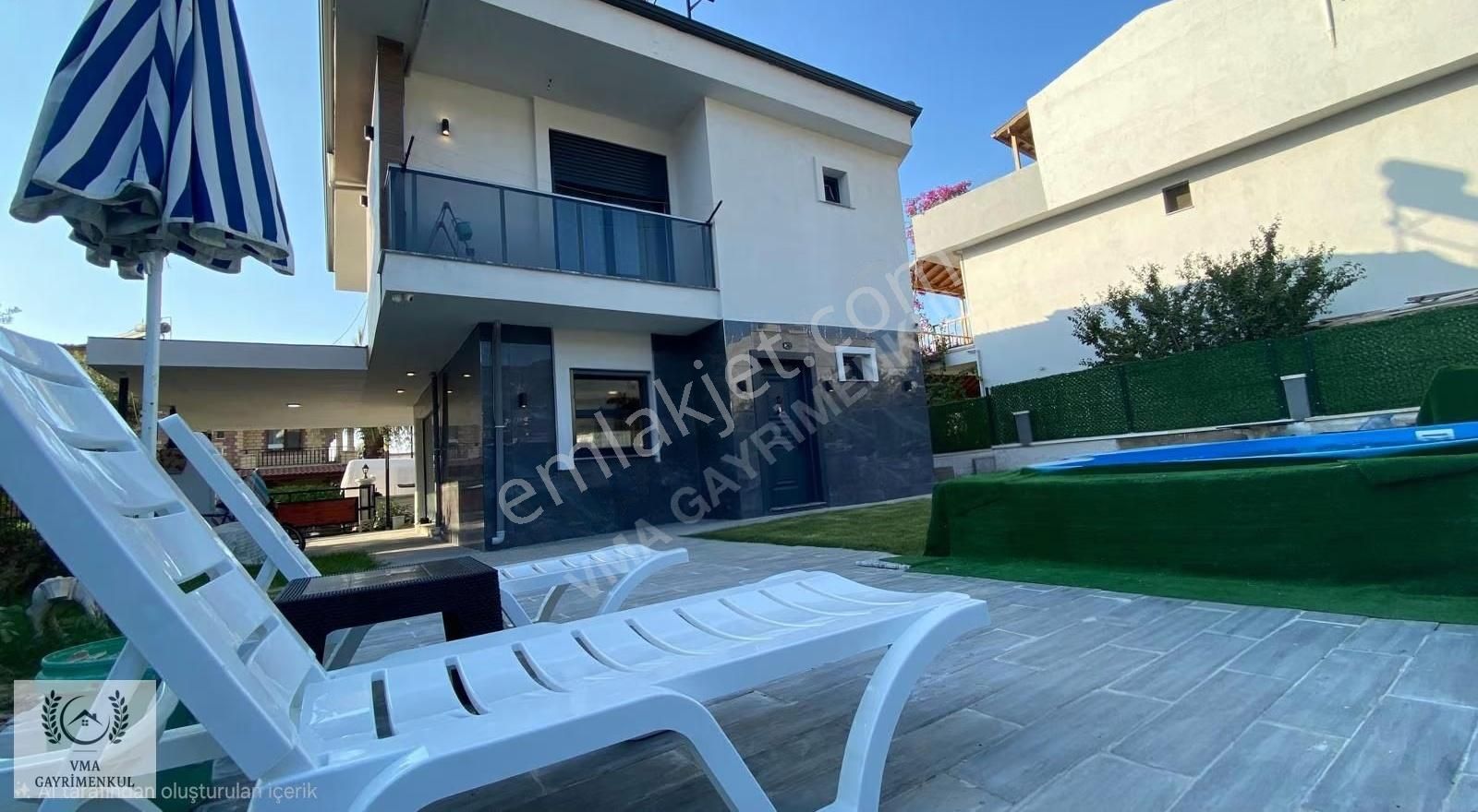 Kuşadası Güzelçamlı Mah. 3+1 Müstakil Havuzlu Villamız Satılktır - Görsel 19