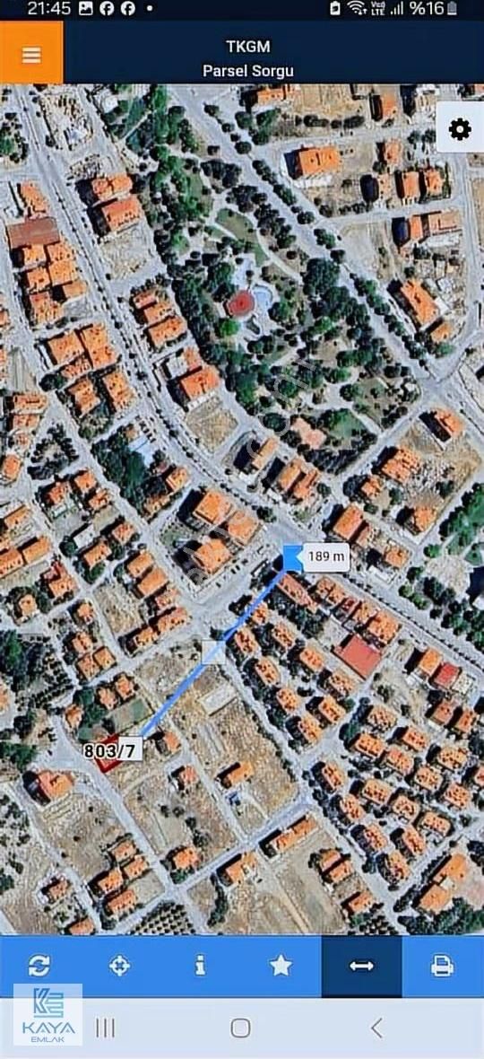 Acıpayam Bademkent Üzerinde Satılık Arsa