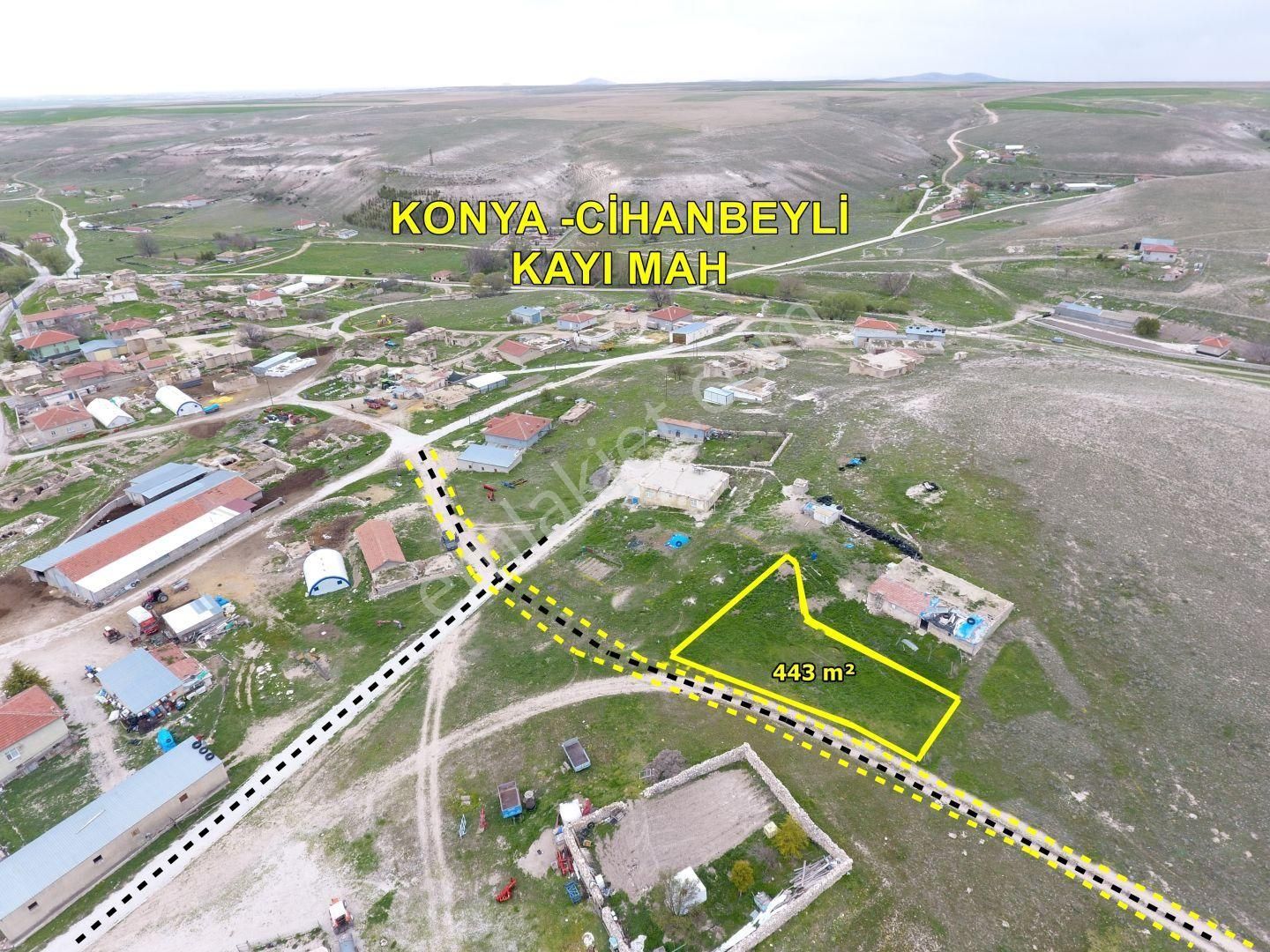 Cihanbeyli Kayıda 443 M2 Müstakil Tapulu İmarlı Arsa - Görsel 4
