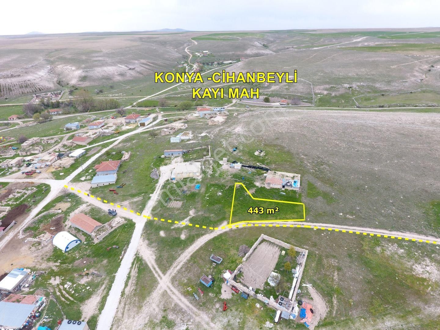 Cihanbeyli Kayıda 443 M2 Müstakil Tapulu İmarlı Arsa - Görsel 3