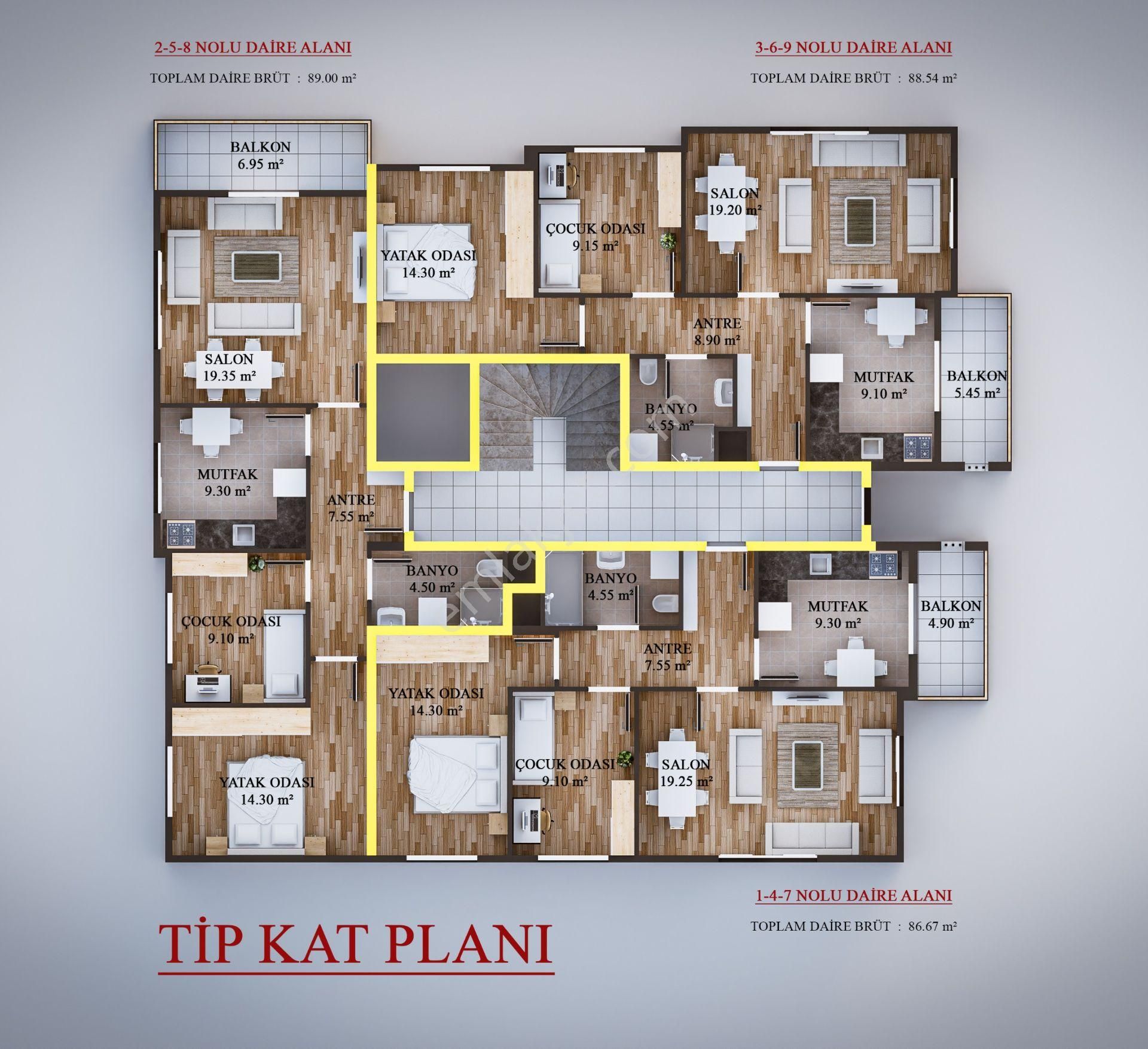 Dağdibi'nde Butik Projeden Satılık 2+1 Daireler - Bahadır Eker'den - Görsel 9