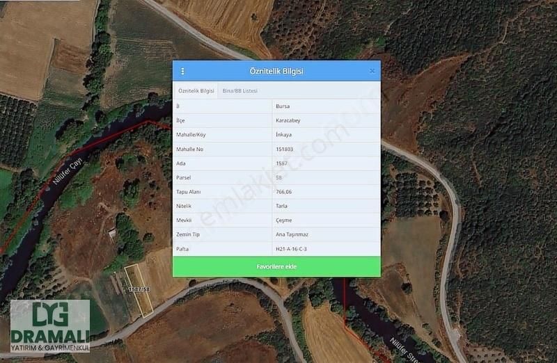İnkayada İçinde Su Kuyulu Yola Cepheli Yatırımlık Muhteşemarazi - Görsel 17