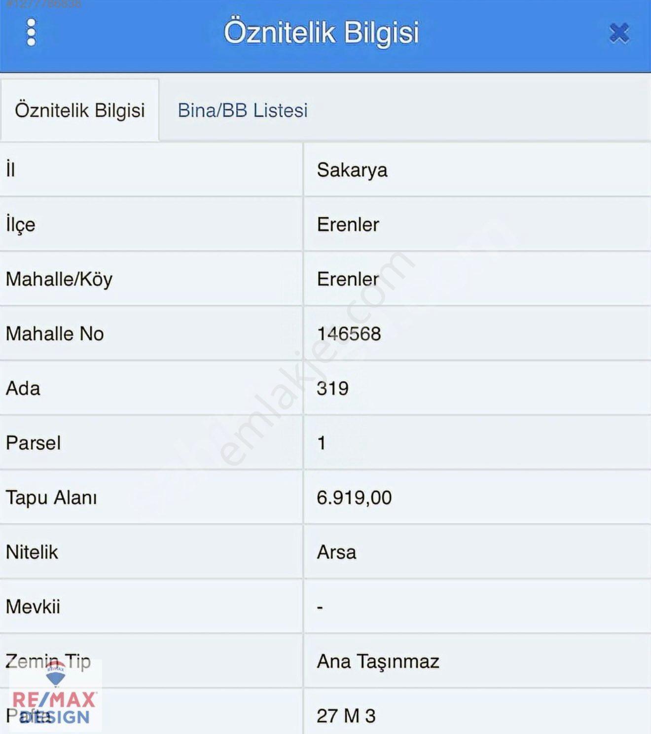 Remax Desıgn Erenler'de 108m2 Satılık Arsa - Görsel 2