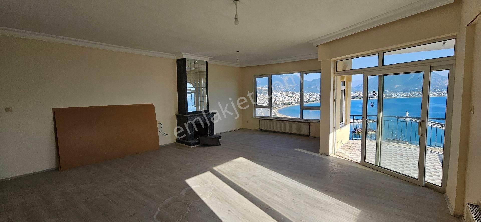 Alanya Kale'de Muhteşem Deniz Manzaralı 3+1 Satılık Boş Daire - Görsel 20