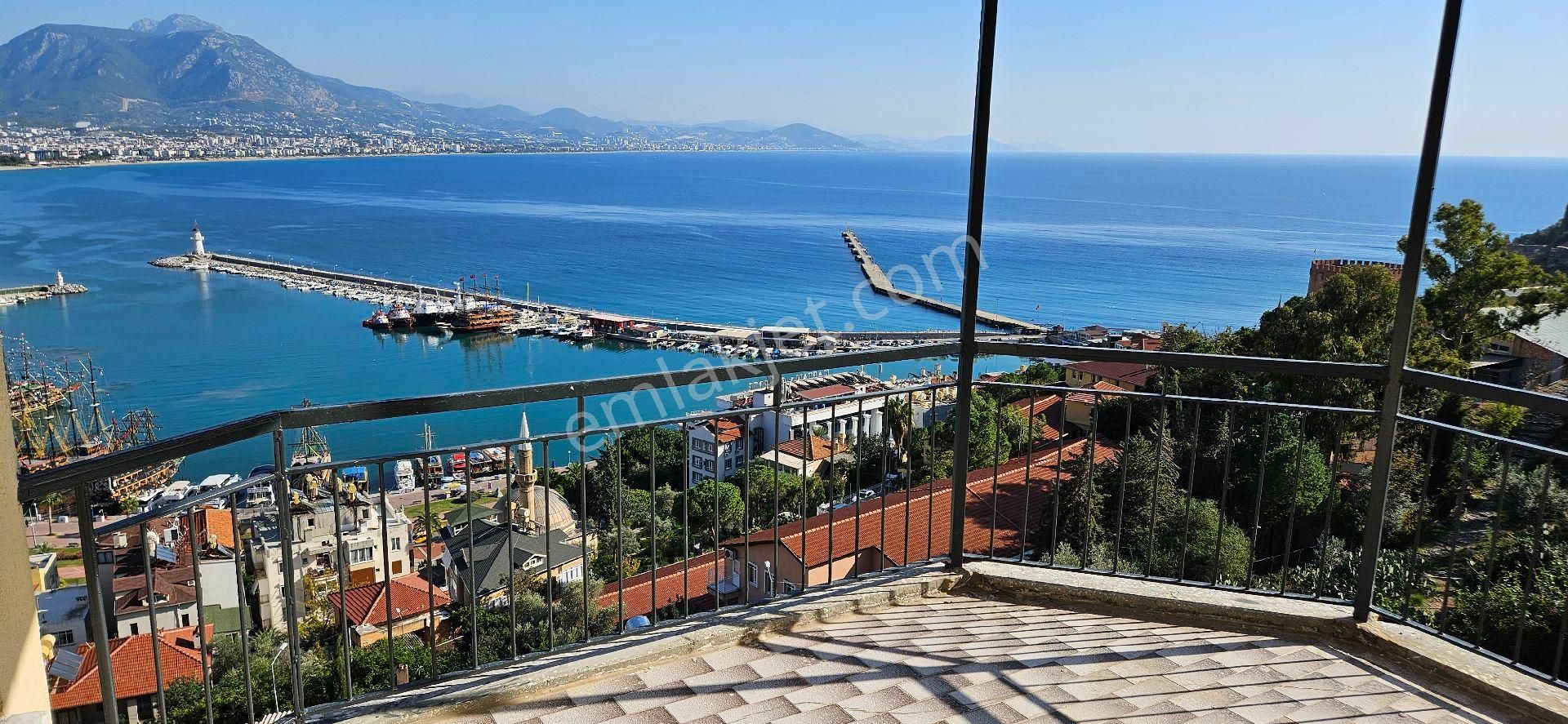 Alanya Kale'de Muhteşem Deniz Manzaralı 3+1 Satılık Boş Daire - Görsel 22