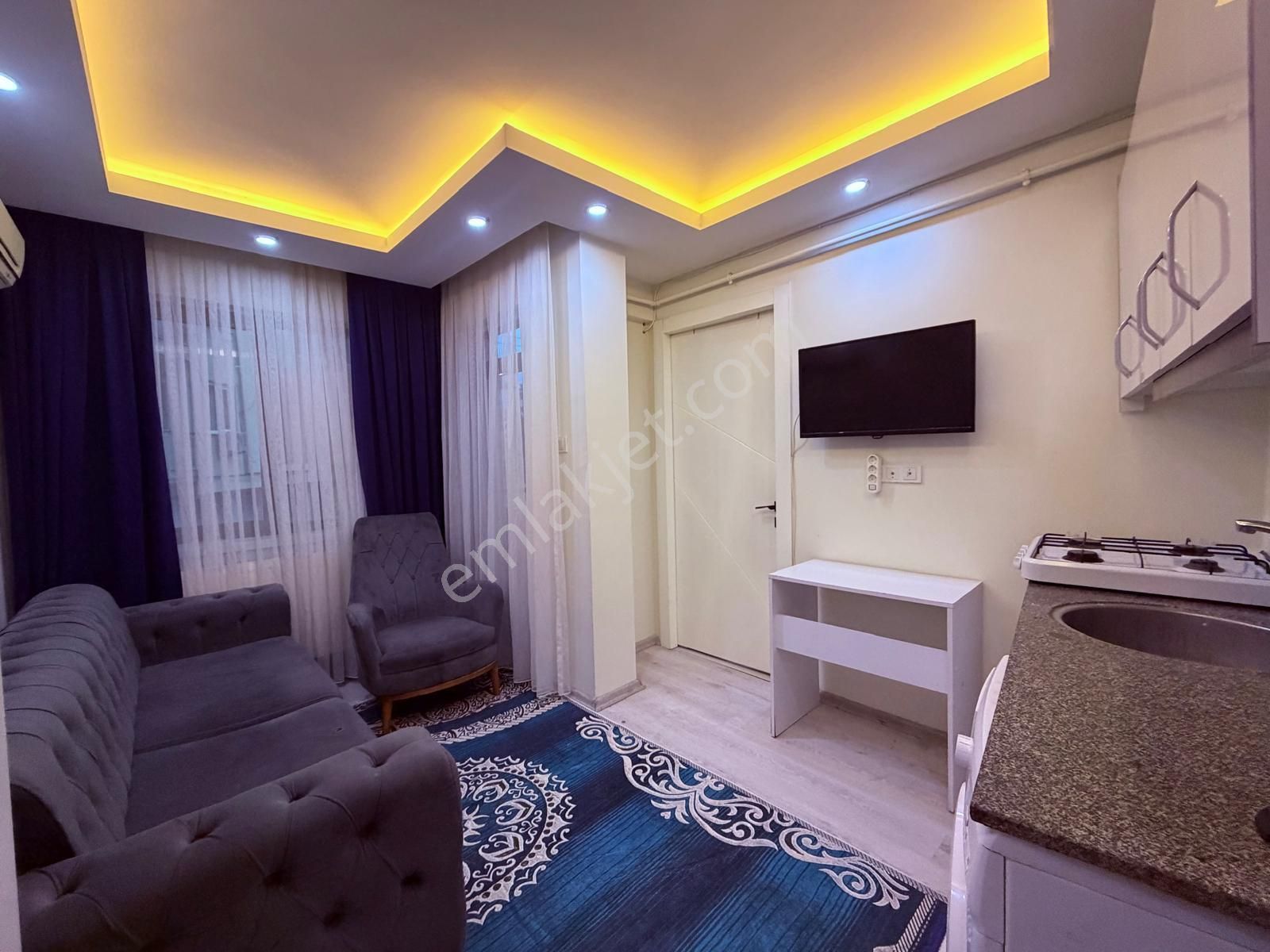 Çınarda Ön Cephe Balkonlu Eşyalı Fırsat 1+1 Satılık Apart - Görsel 21