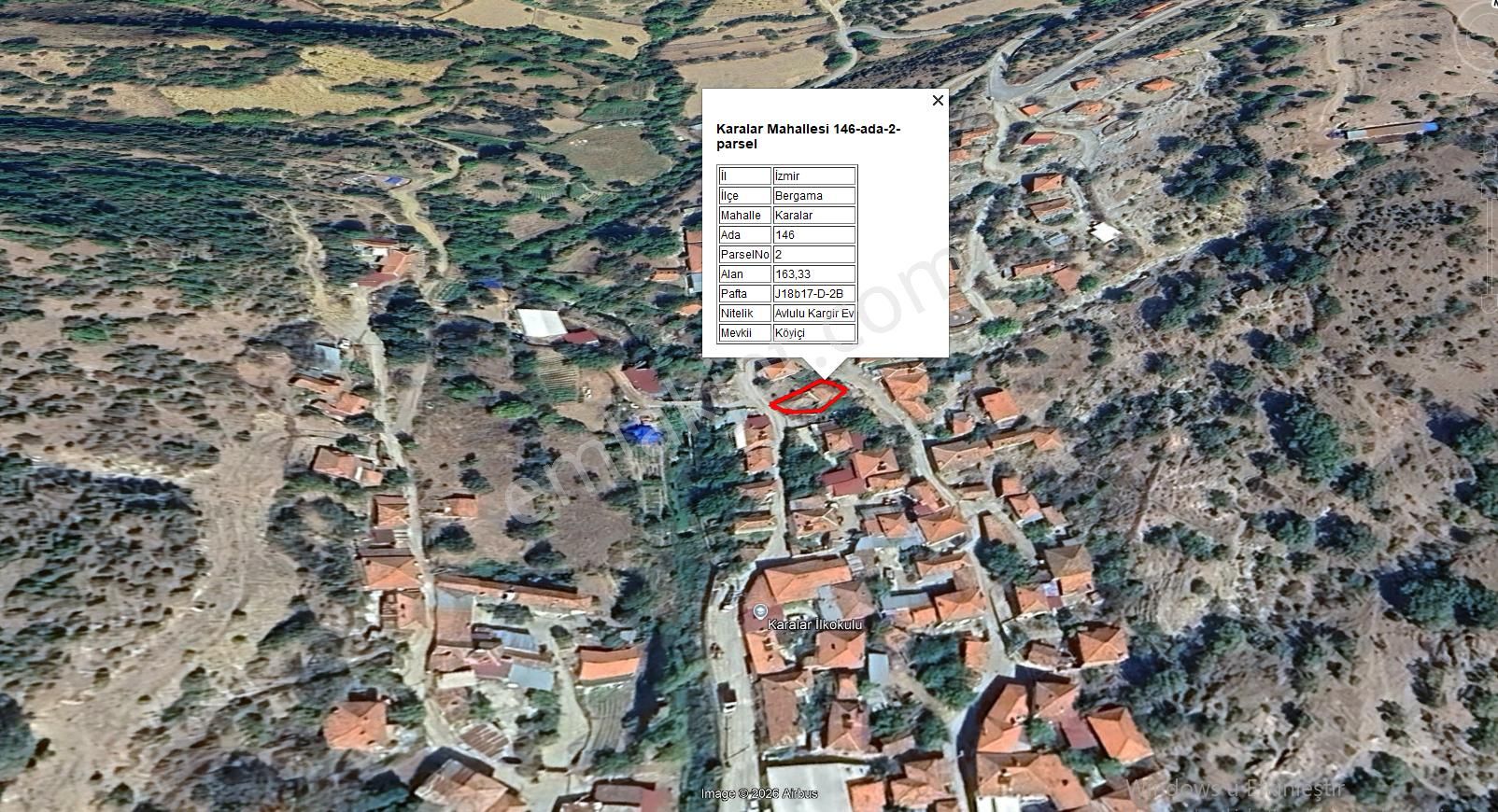 Bergama Karalar Köyünde 2 Haneli Müstakil Ev - Görsel 9