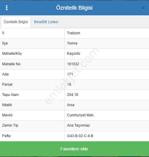 Trabzon Kaşüstü'nde Satılık Arsa - Görsel 8