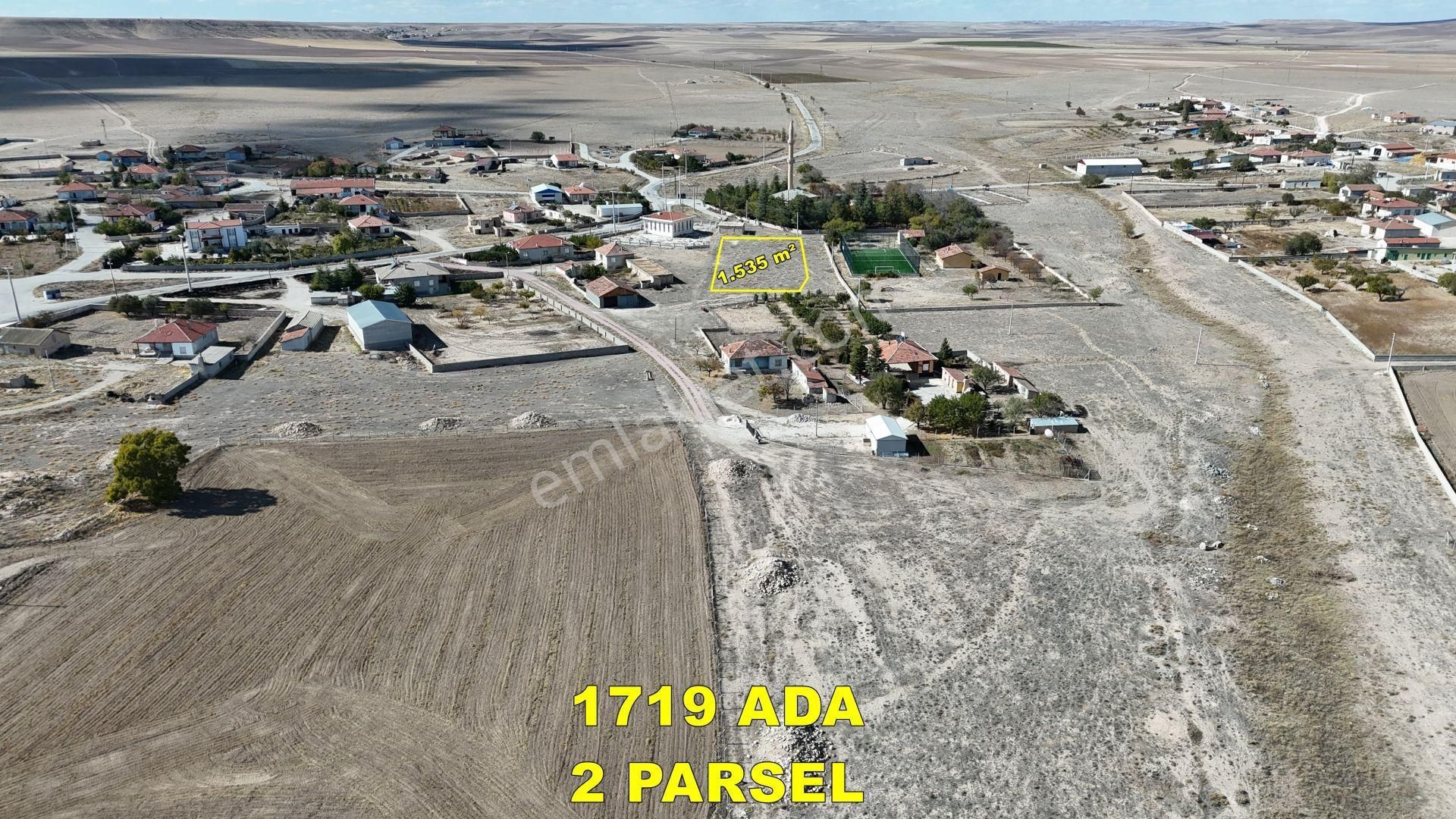 Konya / Cihanbeyli / Ahirigüzel Mahallesinde 1.535 M² Müstakil Tapulu İmarlı Arsa - Görsel 4