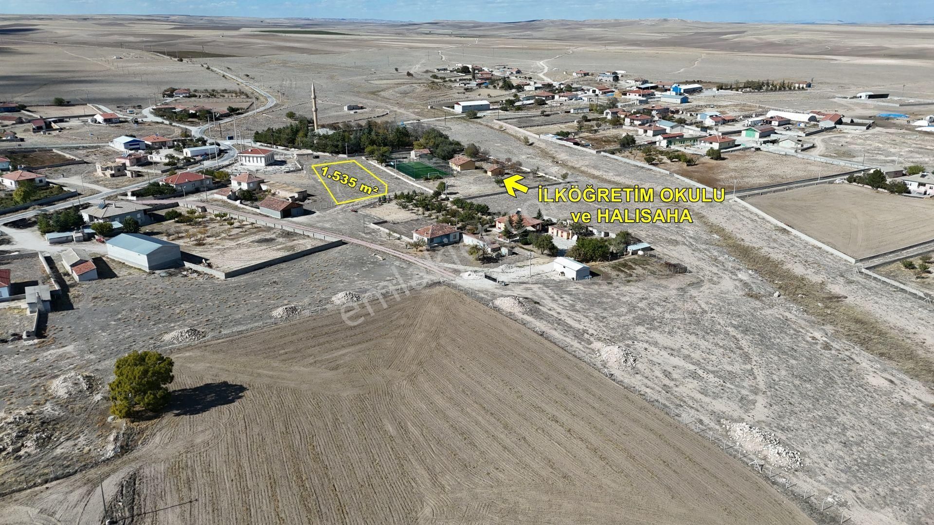 Konya / Cihanbeyli / Ahirigüzel Mahallesinde 1.535 M² Müstakil Tapulu İmarlı Arsa - Görsel 2