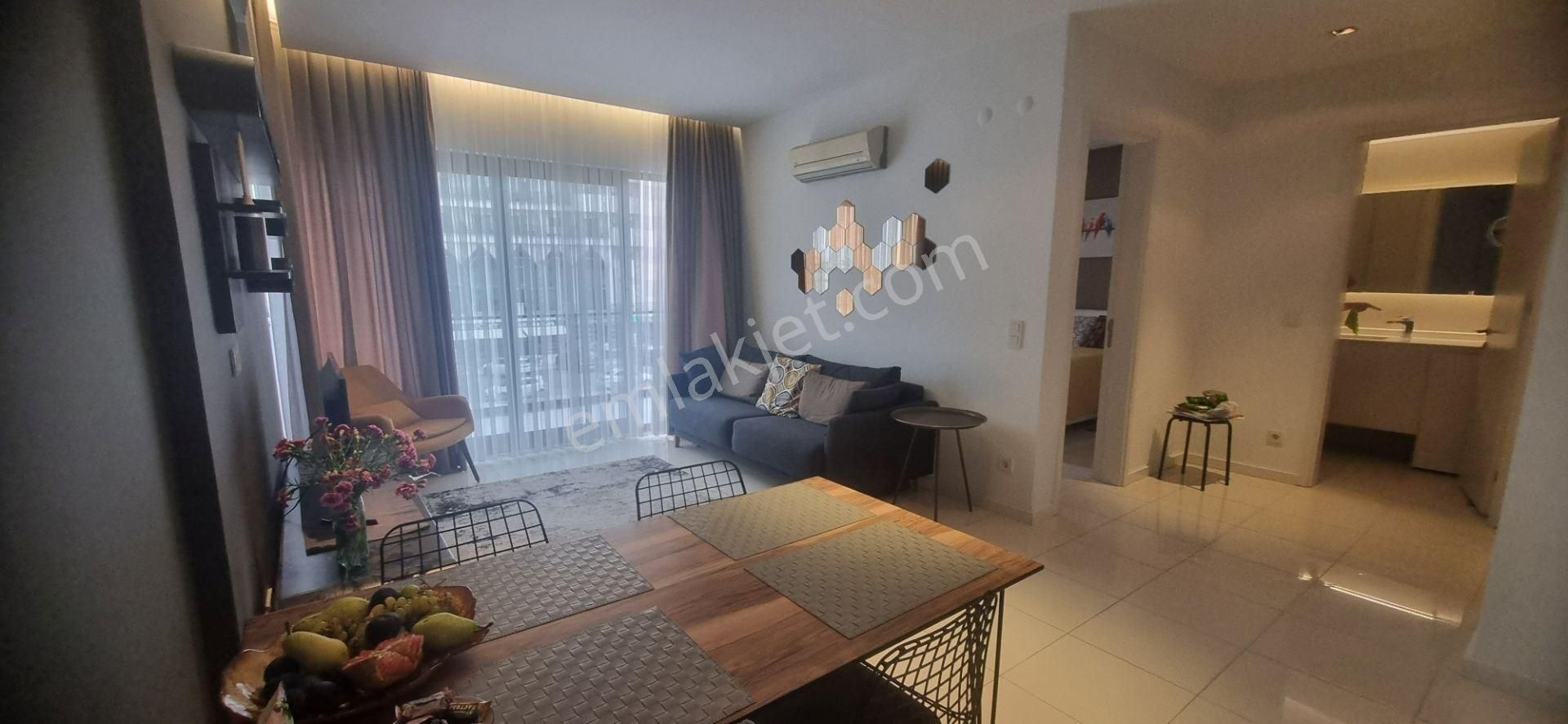 Alanya / Oba Göl’de Denize 100 M – Deniz Manzaralı 1+1 Satılık Daire - Görsel 3