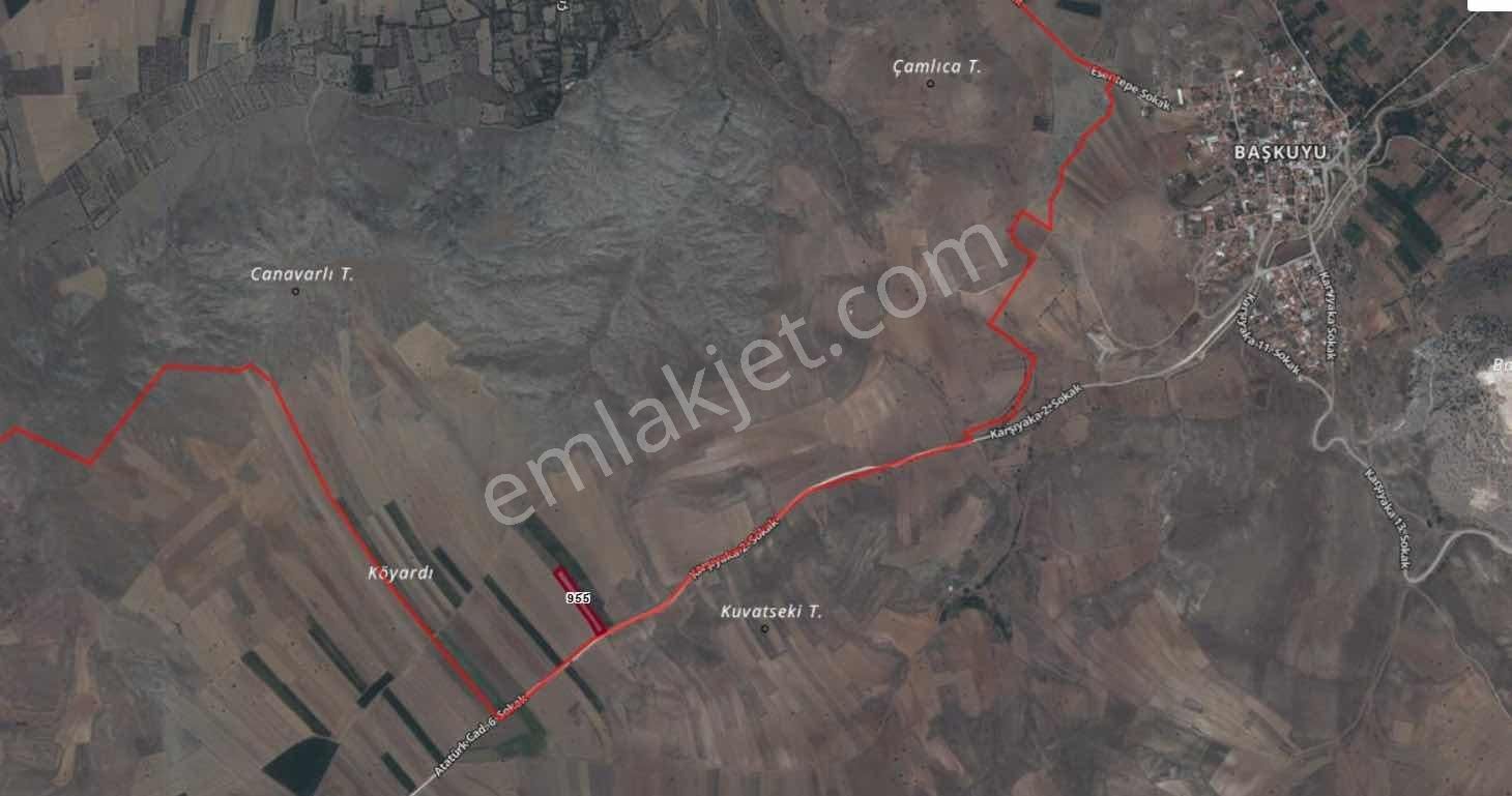 Burdur Yeşilova Çuvallı Köyü Ödemiş Mevkiinde Satılık Tarla - Görsel 3