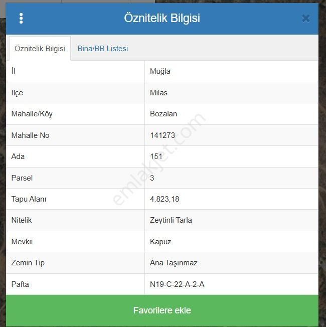 Muğla / Mılas / Bozalanda Satılık 4.823 M² Tarla - Görsel 3