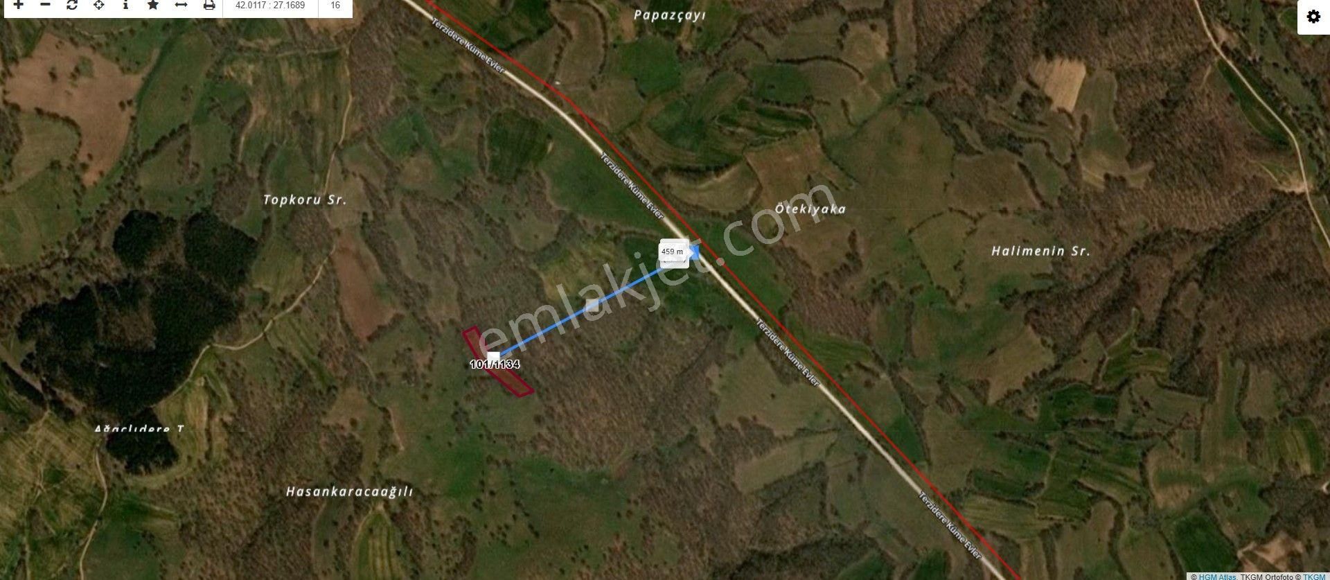 Kırklareli Kofçaz Yatırımlık 5 Dönüm Tarla - Görsel 2