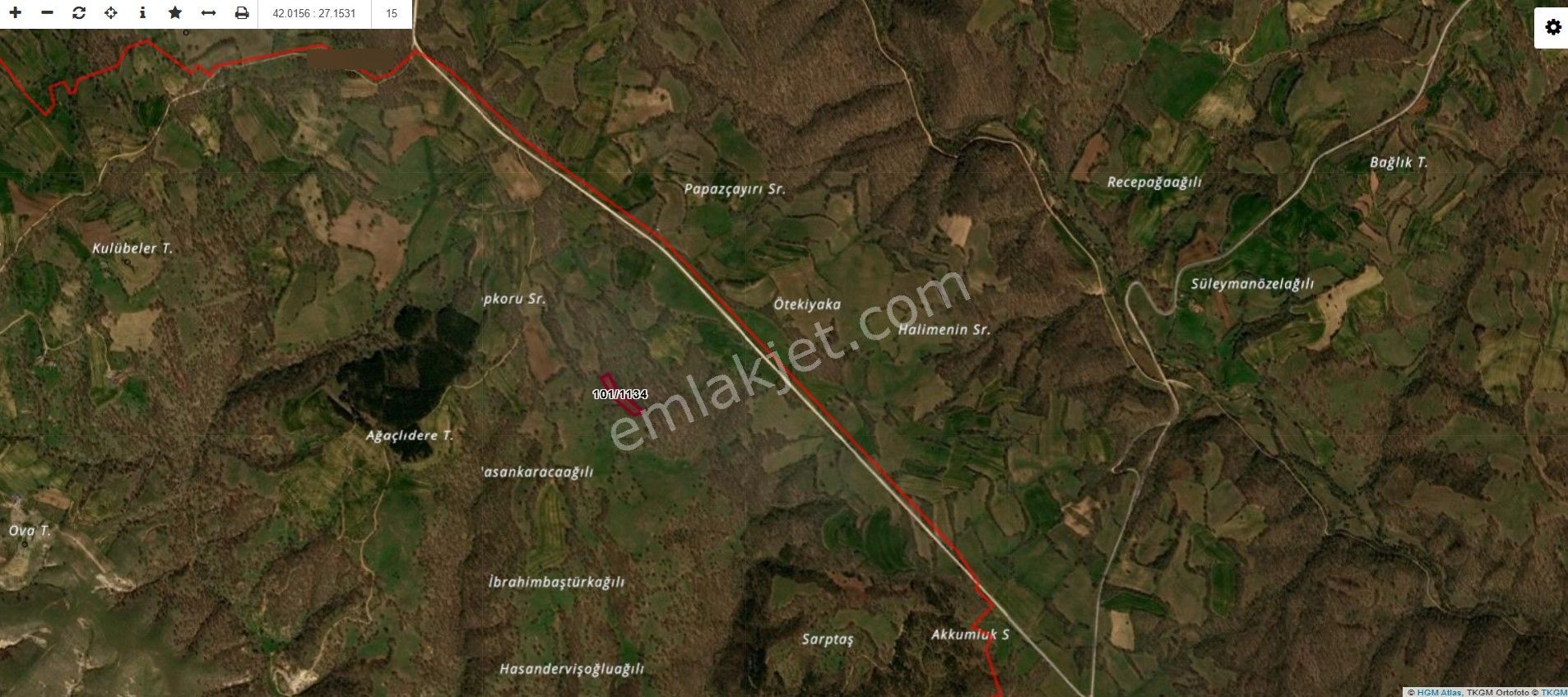 Kırklareli Kofçaz Yatırımlık 5 Dönüm Tarla