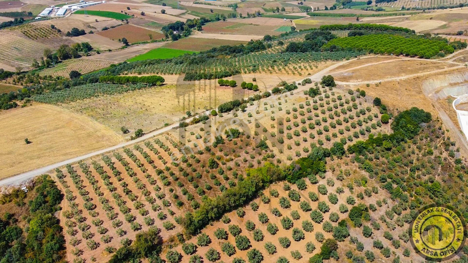 🟨⬛lıon Emlak'tan Bursa Karacabey Yeşldere'de İçerisinde Ağaçlar Bulunan Satılık 3.000m² Tarla⬛🟨 - Görsel 7