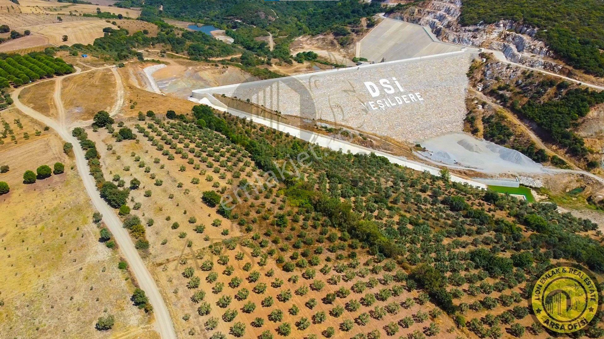 🟨⬛lıon Emlak'tan Bursa Karacabey Yeşldere'de İçerisinde Ağaçlar Bulunan Satılık 3.000m² Tarla⬛🟨 - Görsel 2