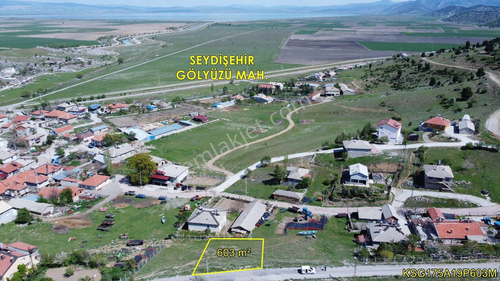 Konya / Seydişehir / Gölyüzü Mahallesinde 603 M² Müstakil Tapulu Konut İmarlı Arsa