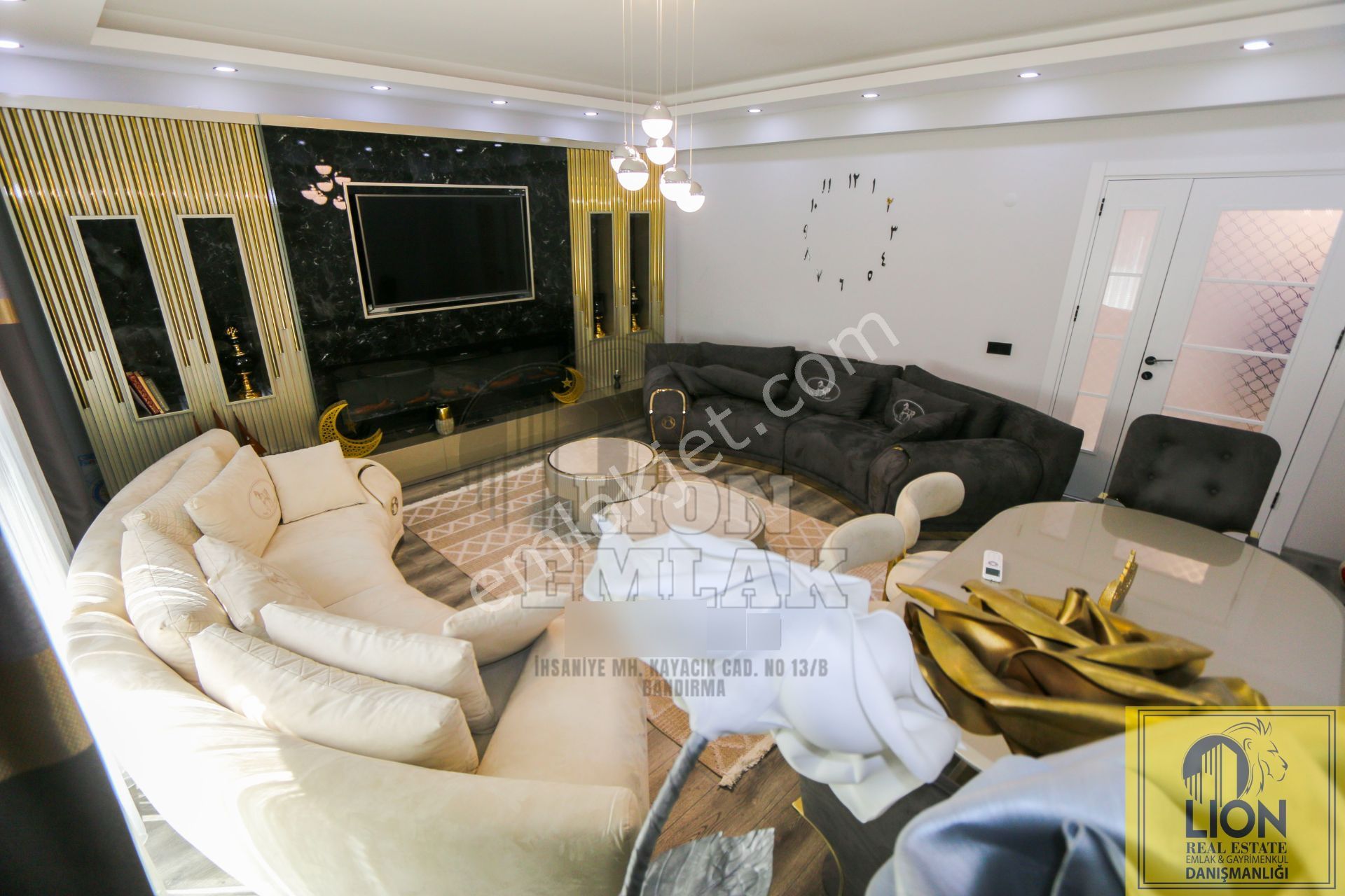 🟨⬛lıon Emlak'tan Bandırma İhsaniye'de Lüks Tasarım Tripleks Satılık Villa⬛🟨 - Görsel 4