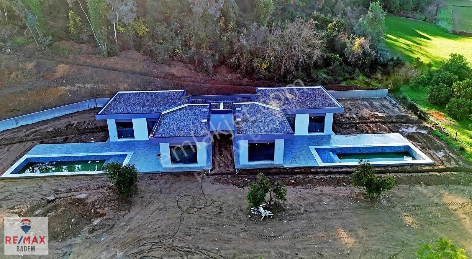 Muğla Akyakaya Yakın Konumda Tek Katlı Satılık 3+1 Lüks Villa - Görsel 8