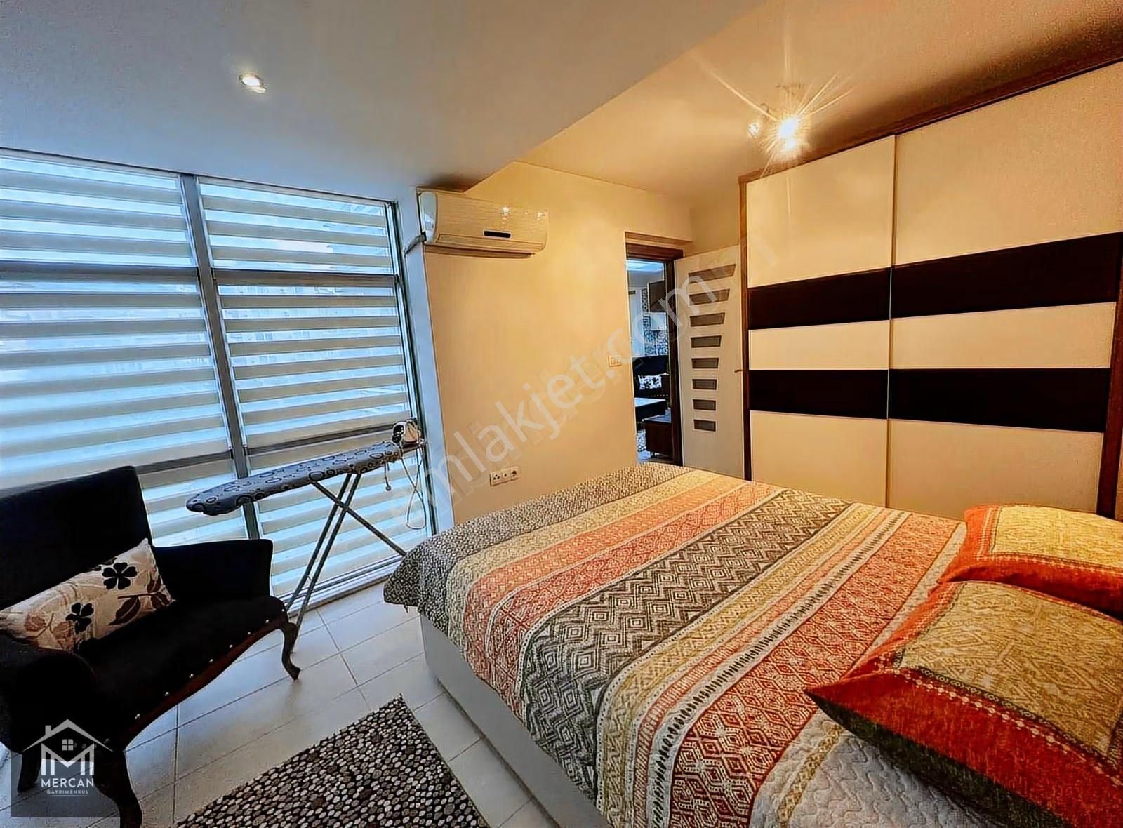 Mercan'dan Yunus Emre Mevki 90 M2 2+1 Eşyalı Apart Balkonlu !! - Görsel 23