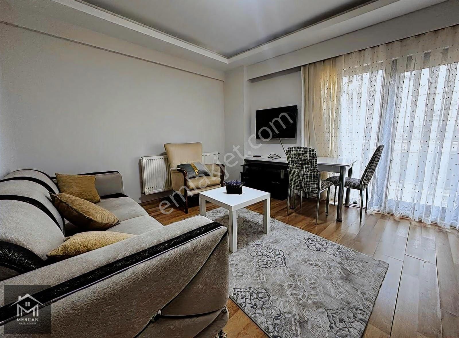 Mercan'dan Forum Çamlık Avm Mevki 1+1 Eşyalı,balkonlu Apart !!