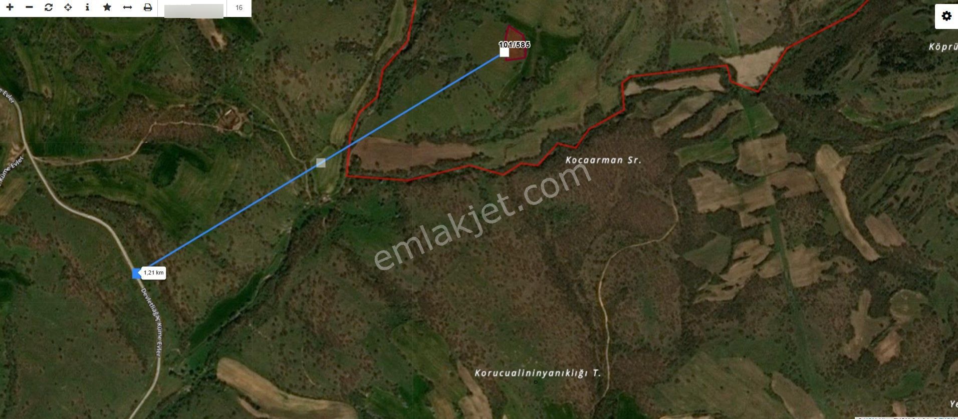 Kırklareli Kofçaz Y.kanara Köyü Yatırımlık 4 Dönüm Tarla - Görsel 3