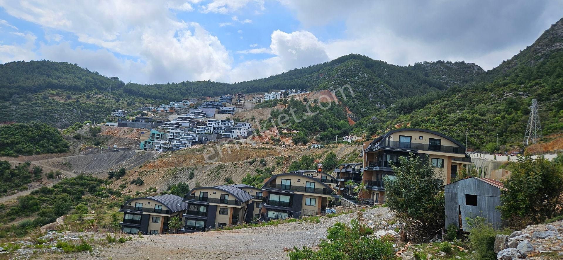 Alanya Tepe Mah.full Deniz Kale Manzaralı Satılık Villa İmarlı Arsa - Görsel 14