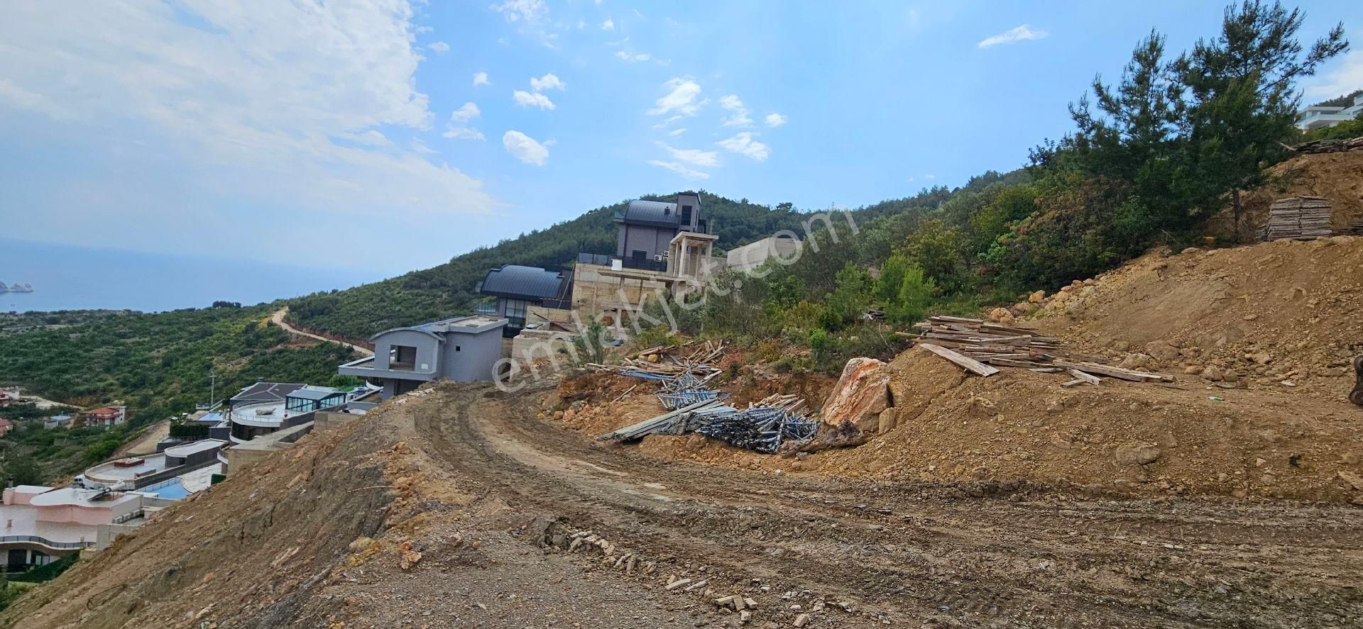 Alanya Tepe Mah.full Deniz Kale Manzaralı Satılık Villa İmarlı Arsa - Görsel 18