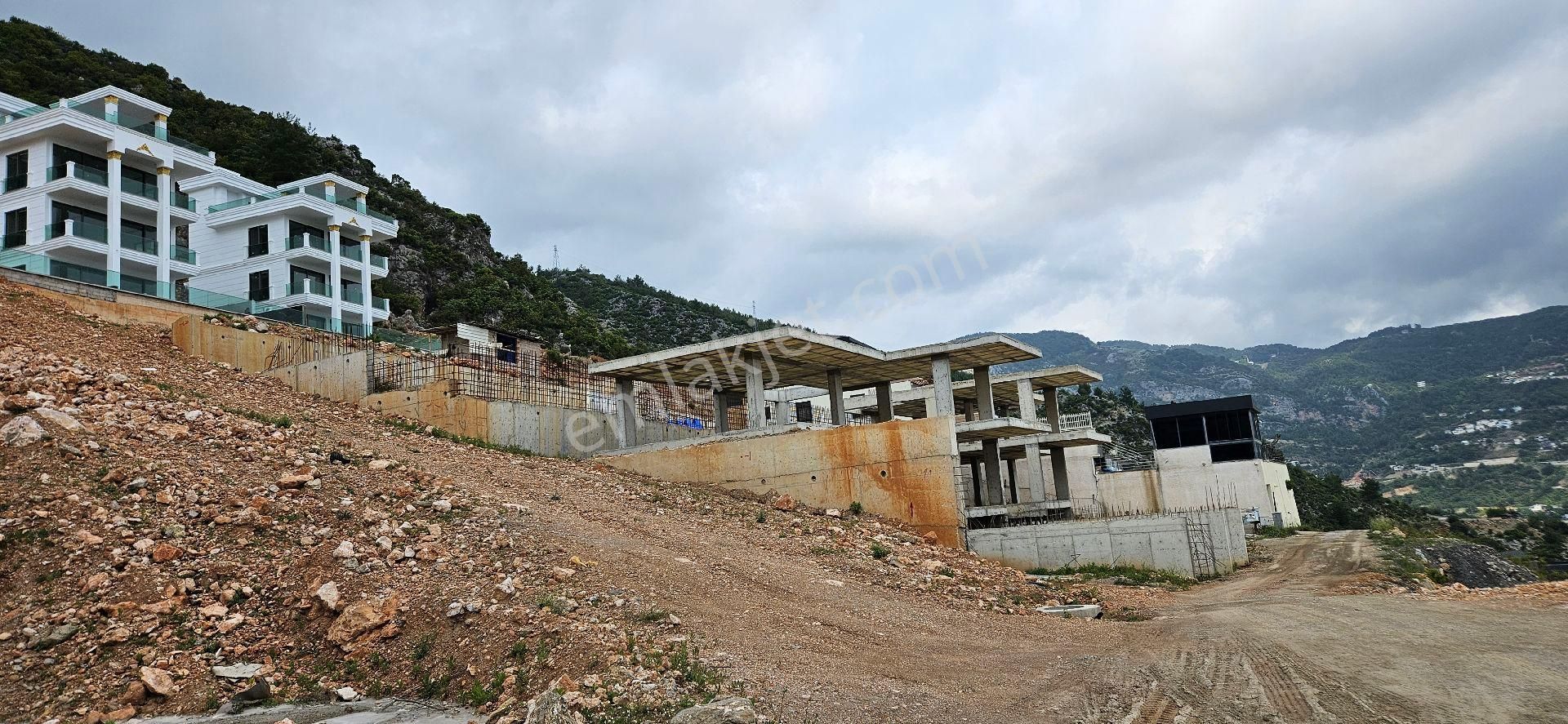 Alanya Tepe Mah.full Deniz Kale Manzaralı Satılık Villa İmarlı Arsa - Görsel 25