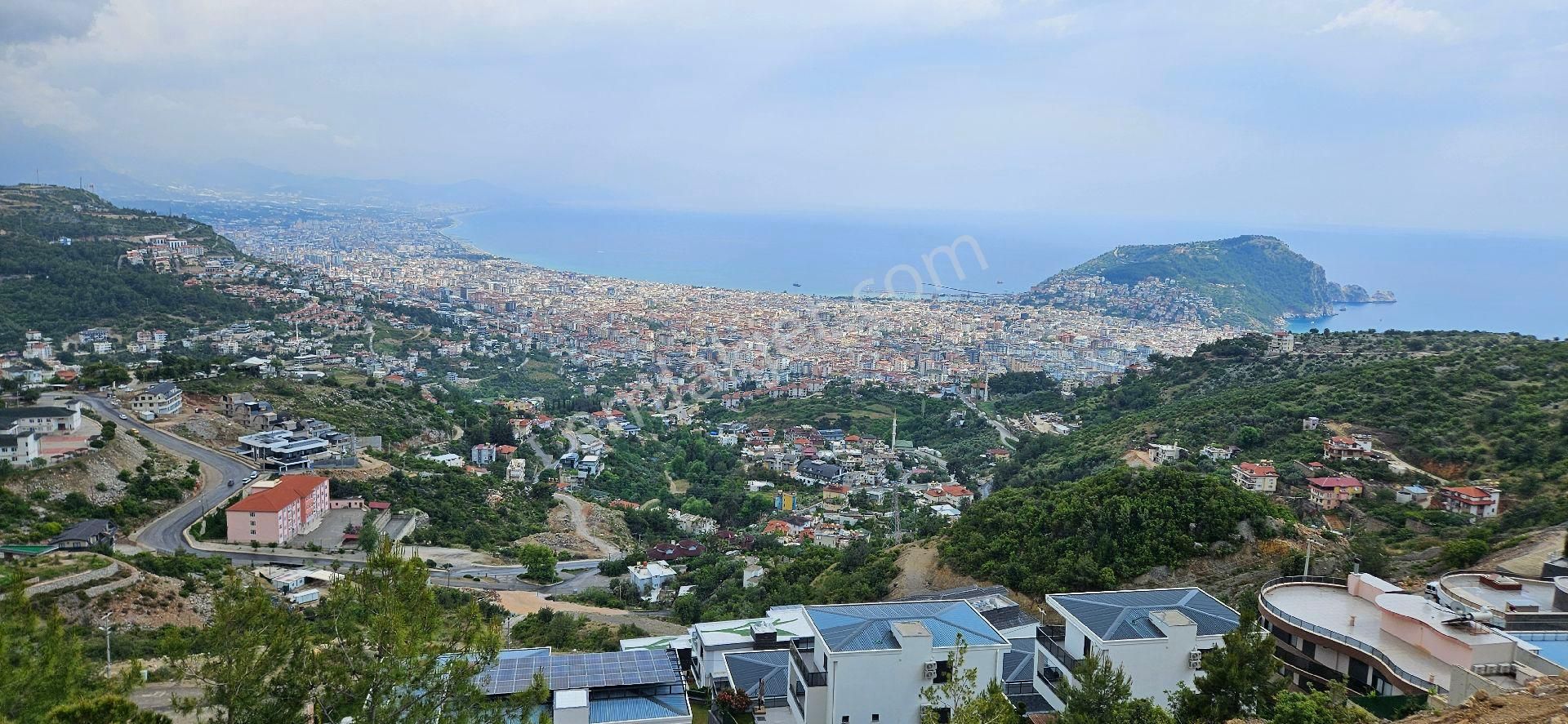 Alanya Tepe Mah.full Deniz Kale Manzaralı Satılık Villa İmarlı Arsa - Görsel 33