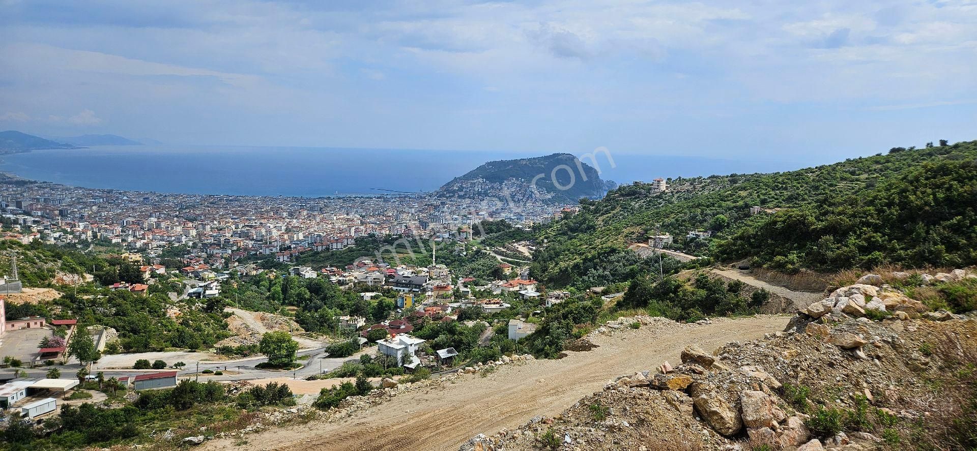 Alanya Tepe Mah.full Deniz Kale Manzaralı Satılık Villa İmarlı Arsa - Görsel 15