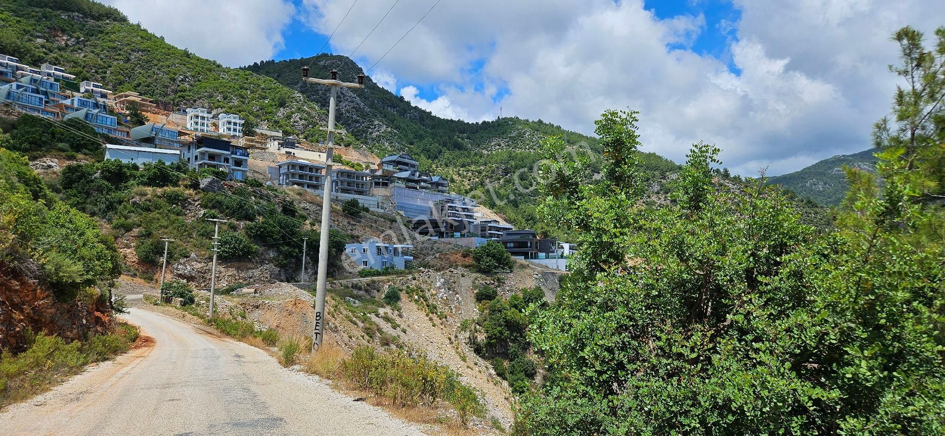 Alanya Tepe Mah.full Deniz Kale Manzaralı Satılık Villa İmarlı Arsa - Görsel 12