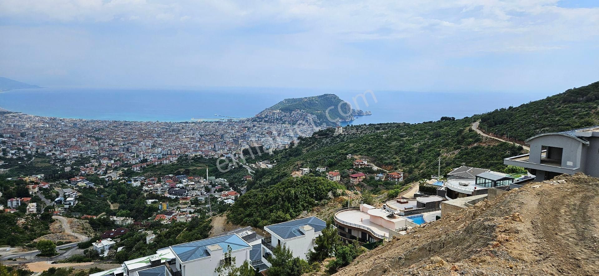 Alanya Tepe Mah.full Deniz Kale Manzaralı Satılık Villa İmarlı Arsa - Görsel 31