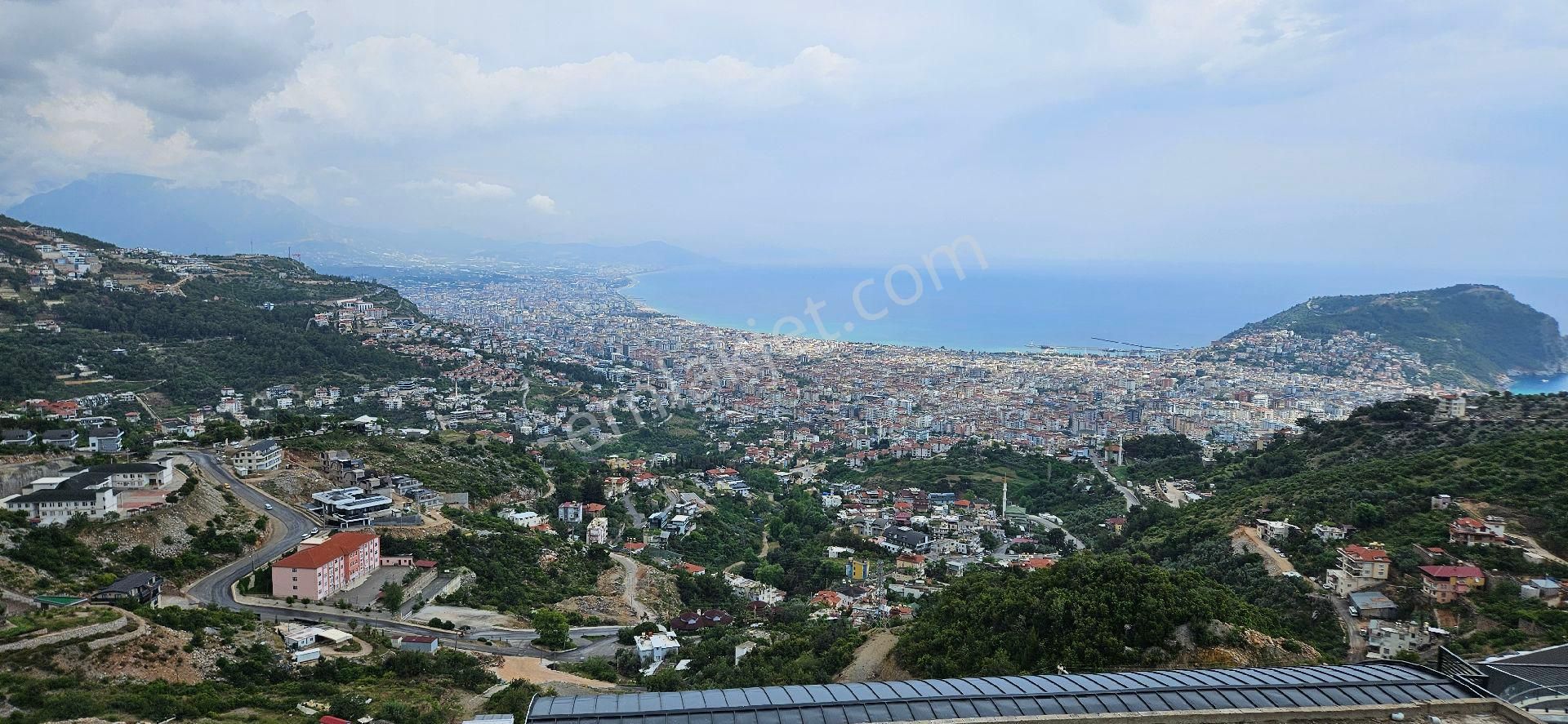 Alanya Tepe Mah.full Deniz Kale Manzaralı Satılık Villa İmarlı Arsa - Görsel 1